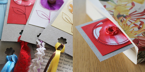 FROM BELINDA | Kid’s paintings recycled into Bookmarks